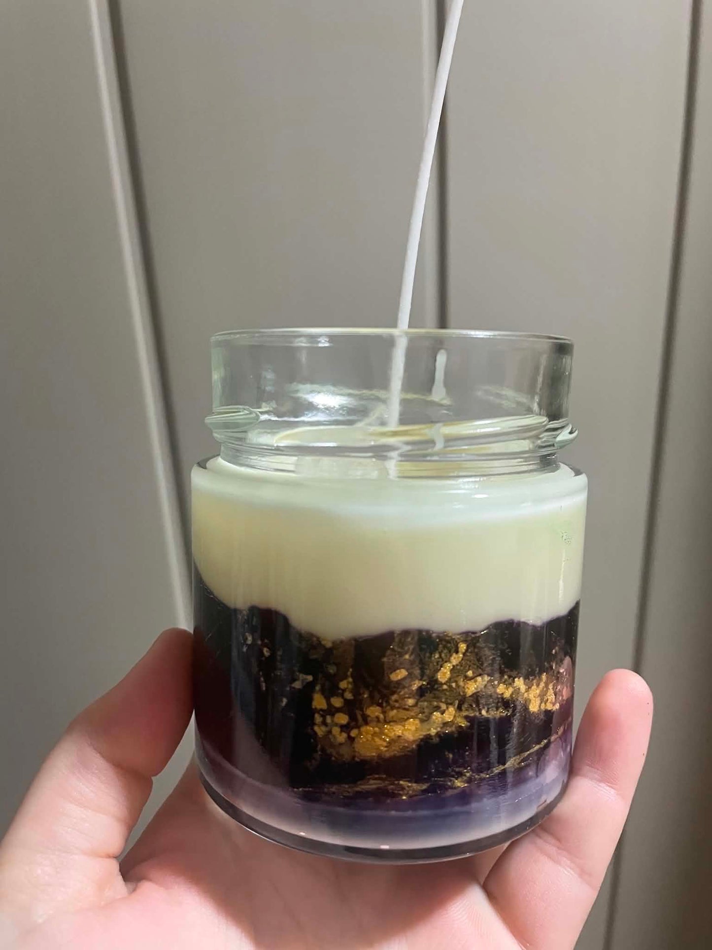 Voile d'Iris Bougie rituelle – Parfum Iris & Jasmin