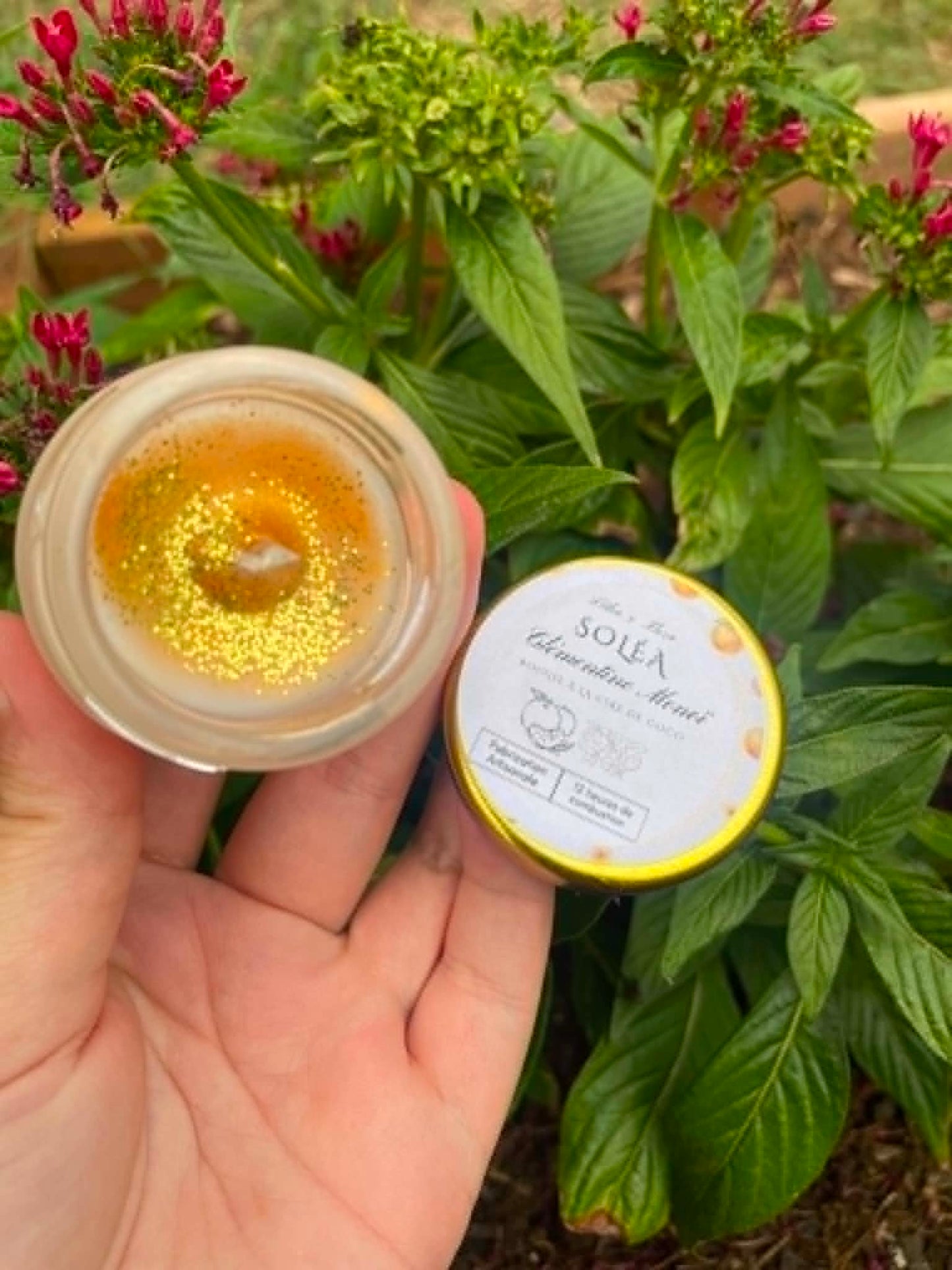 Soléa — Bougie artisanale Clémentine Monoï