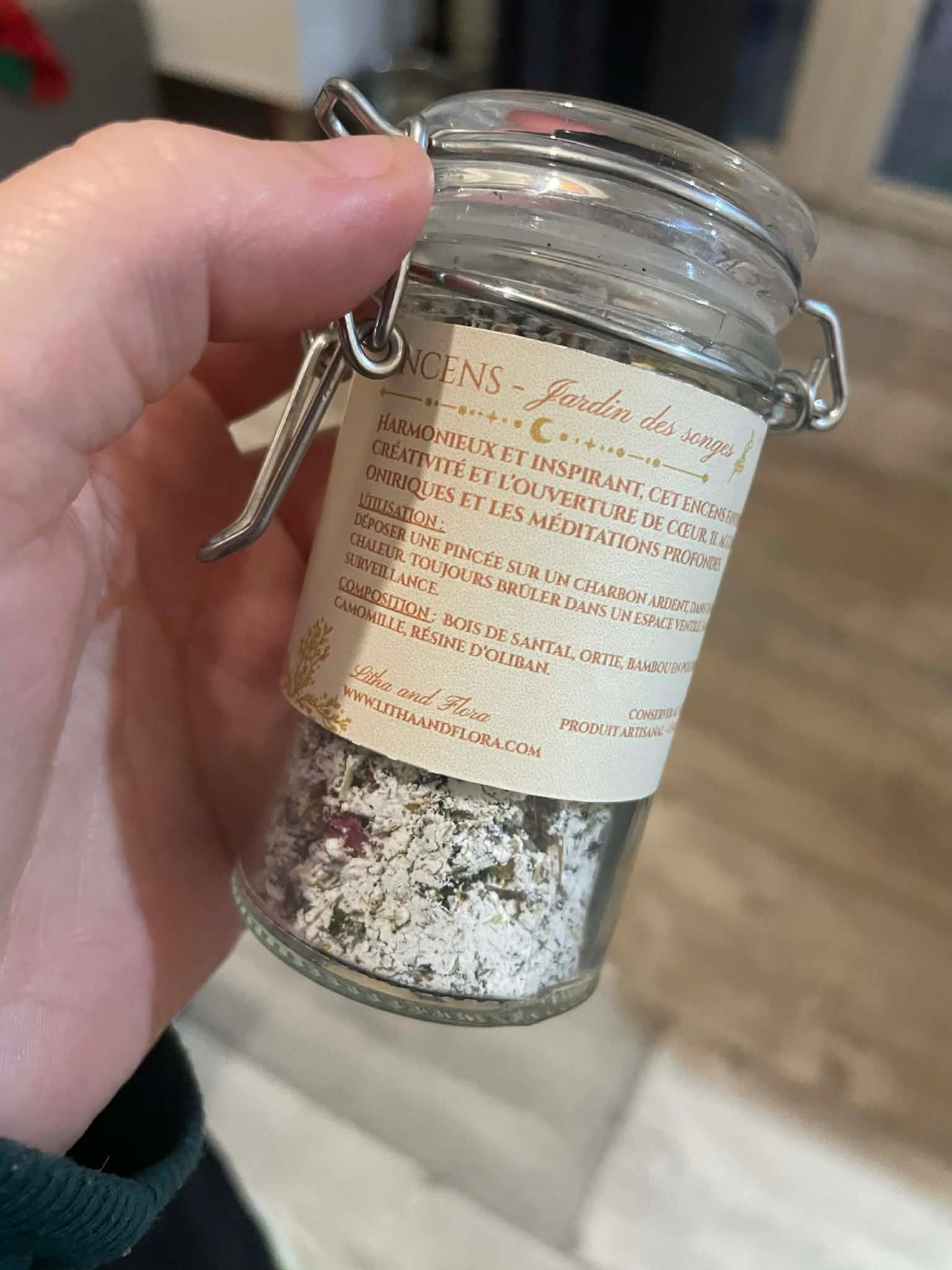 Encens en poudre – Jardin des Songes 🌸